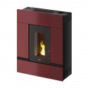 Poêle à granulés CADEL Mithos 12Kw rouge