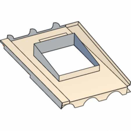Embase sortie de toit pour tuiles POUJOULAT