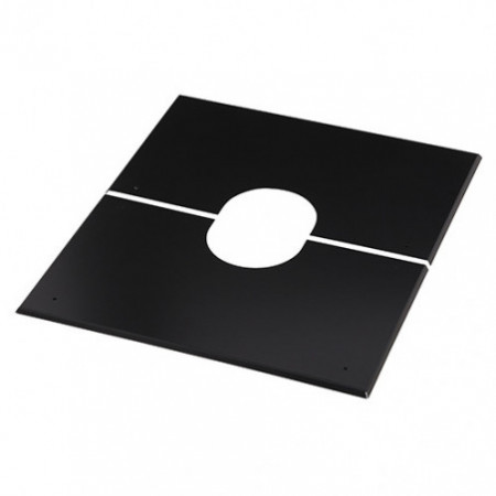 Plaque de finition pour plaque de distance de sécurité pour plafond rampant PPPDSER 40180TZ NOIR MAT