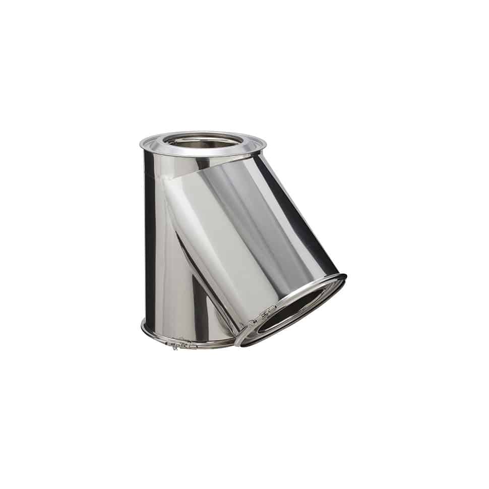 Té 135° Pour conduit de raccordement INOX-INOX