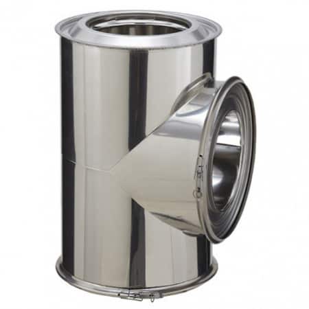 Té 90° Pour conduit de raccordement INOX-INOX