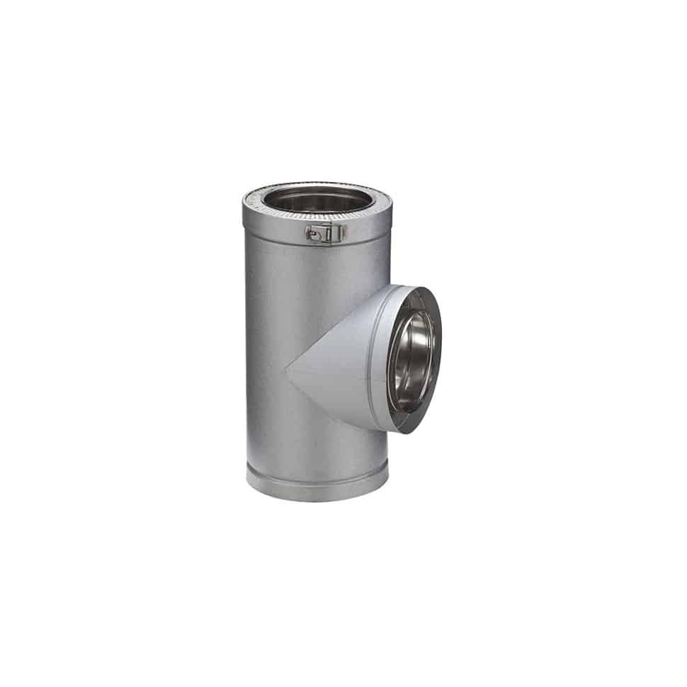 Té 90° Pour conduit de raccordement THERMINOX ZI