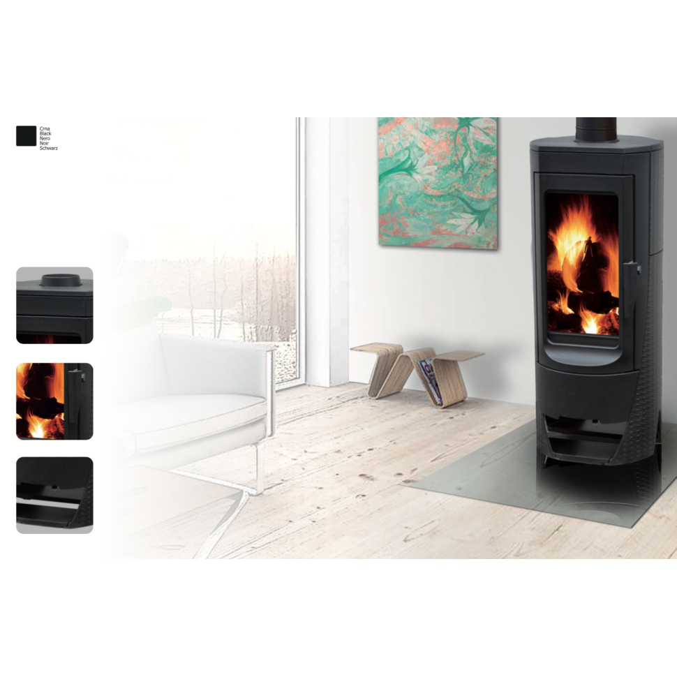 Poêle à bois NERA 11,8KW