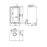 Poêle à bois WILLOW 8KW