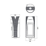 Poêle à bois NERA 13KW