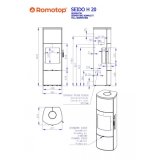 Poêle à bois SEIDO à accumulation 6KW