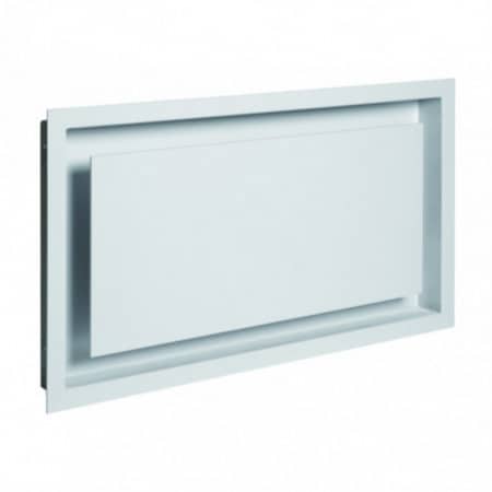 Grille de coffrage blanche AIR-02 440x250mm sur précadre