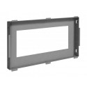 Grille de coffrage noire AIR-02 XL 900x250mm sur précadre