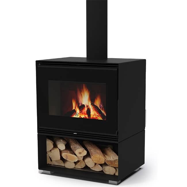 Poêle à bois avec bûcher SMART STOVE